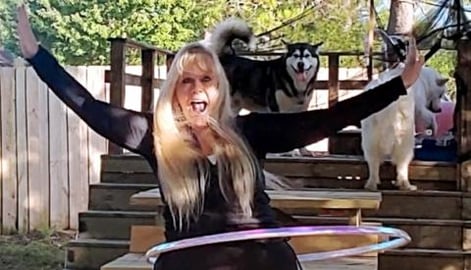 Funny Dog Water Aerobics With My Personal Trainers! Malam...