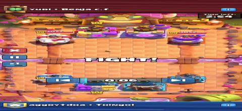 Clash Royale: 2/9 gameplay (how to use rage!)