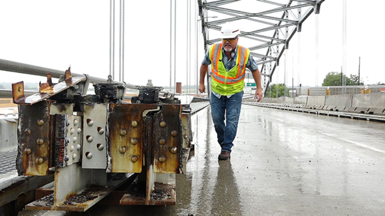 MoDOT shows us the construction repairs on Kansas City's Buck O’Neil