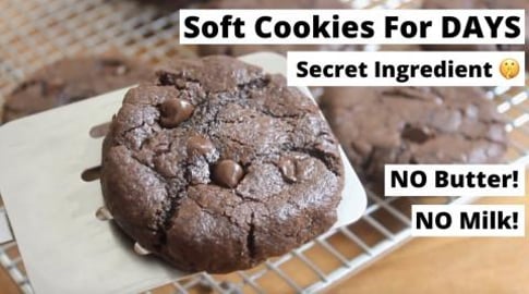 Softest Double Chocolate Cookies EVER