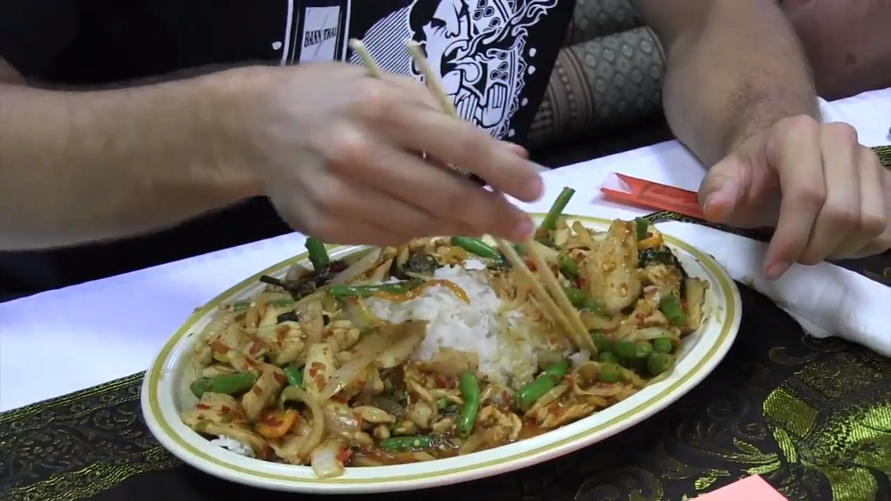 Bann Thai put on a spicy food eating competition on Friday Wichita Eagle