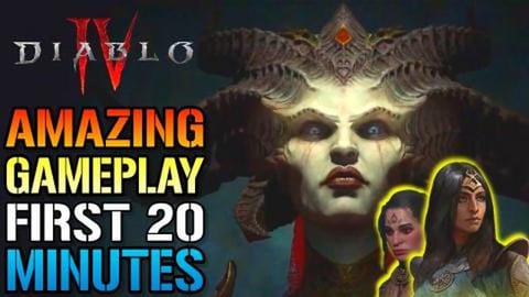 Diablo 4: First 20 Minutes Of Amazing Gameplay! Loot & Mo...