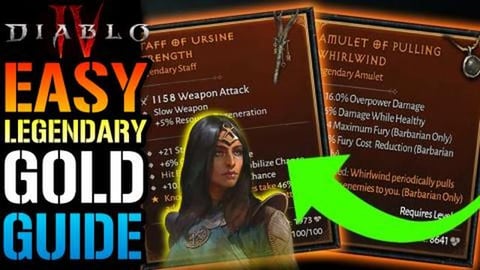 Diablo 4: EASY Way To Get Legendary Gear & Gold! In The O...