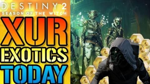 Destiny 2: XUR NEW EXOTICS & LEGENDARY Weapons! High STAT...