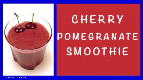 Cherry Pomegranate Smoothie / Healthy Vegan Recipe