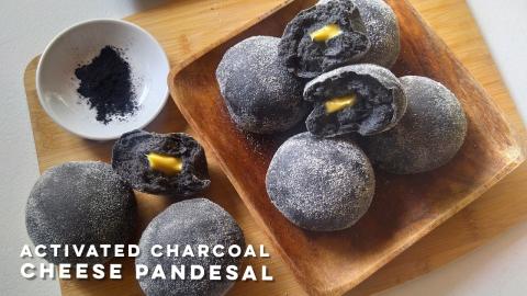 Activated Charcoal Cheese Bread Recipe | Black PandeSal w...