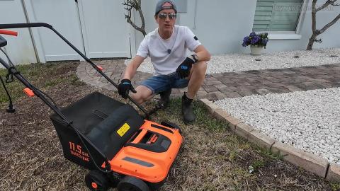 TIECTOWN Dethatcher Review — Unboxing, Assembly & REAL ...