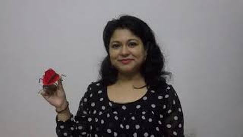 Paper Ladybug Making | Tutorial | Sumana's Artwork
