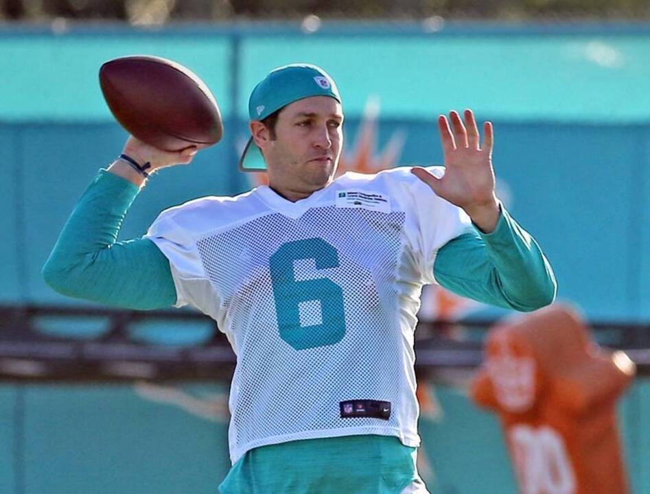 Jay Cutler Shows Off Strong Arm During First Practice With Miami Dolphins 