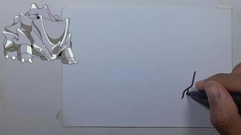 Drawing Pokemon RHYHORN