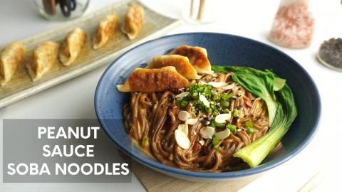 Peanut Sauce Soba Noodles Recipe