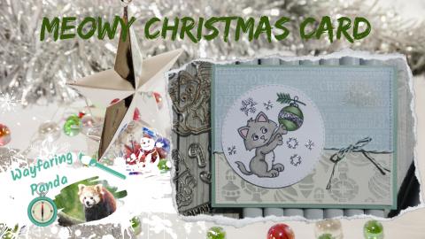 Meowy Christmas Card Hideout