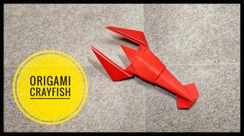 Origami Crayfish _ Origami Animals _ Origami tutorial _ P...