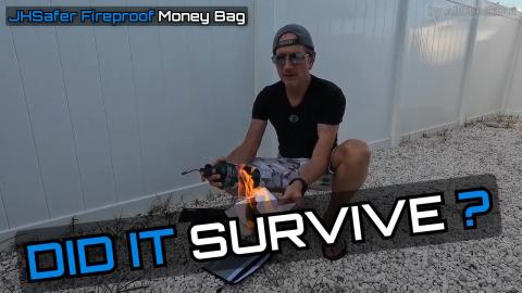 Best Fireproof Money Bag? 2000°F Torch Challenge Results...