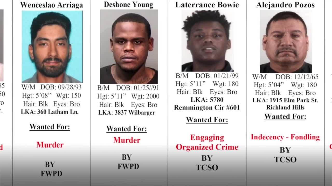 Video Tarrant County's 10 Most Wanted Criminals, December 11 Fort