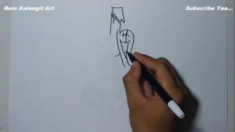 Drawing Graffiti letter Y