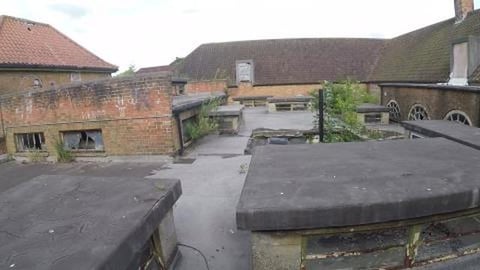 ROOF OF ABANDONED AIR FORCE BASE