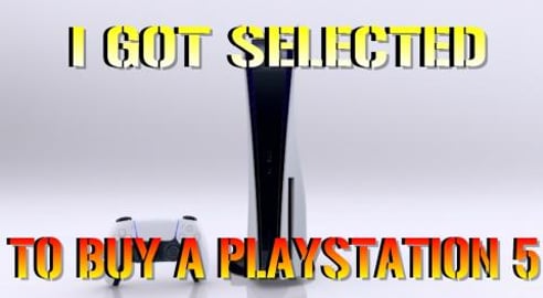 I GOT SELECTED!!! To BUY A PlayStation 5 DIRECT FROM SONY...