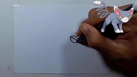Drawing Pokemon GLAMEOW shorts