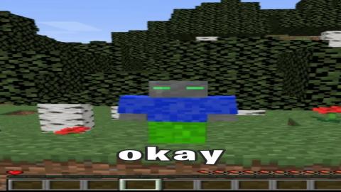 Minecraft But I Only Have One Heart