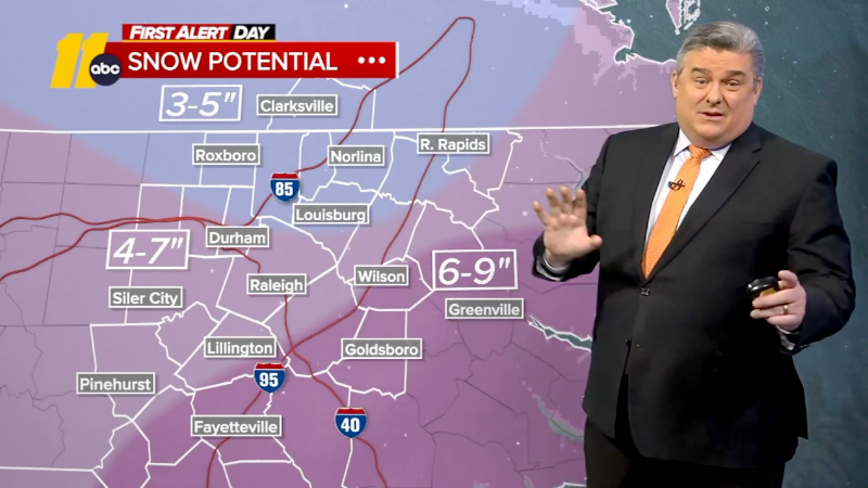 How much snow will the Triangle get? Raleigh forecast | Raleigh News ...