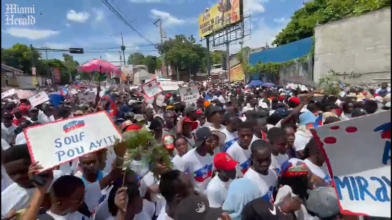 Haitians worldwide demand 'Souf pou Ayiti,' 'Relief for Haiti' | Miami