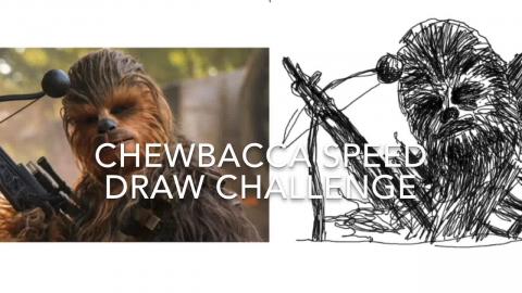 Chewbacca Speed Draw Challenge - Quarantine Lockdown Art ...