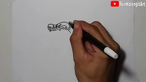 Drawing Kingkong Character Graffiti