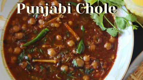  Chickpea Curry | Punjabi White Chole | Kabuli Chana Masa...