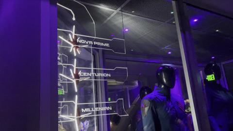 Epcot - Guardian's of the Galaxy Cosmic Rewind - Queue pa...