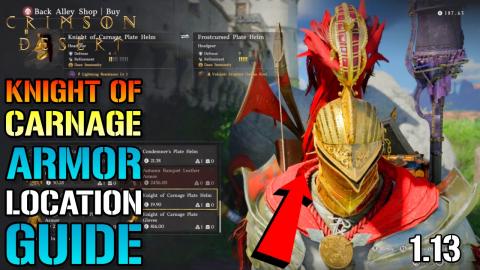 Crimson Desert_ NEW _Knight Of Carnage_ Armor, Helm & Glo...
