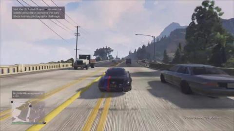 Wrong Time to Look Behind in GTA 5 Online