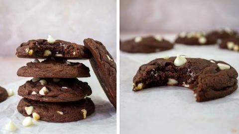 Baking Chocolate Condensed Milk Cookies 
