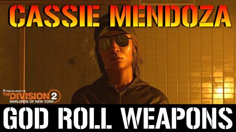 The Division 2: Warlords Of New York | Cassie Mendoza GOD...