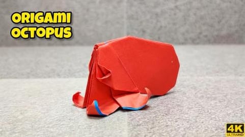 Origami Octopus | Origami tutorial | Paper craft