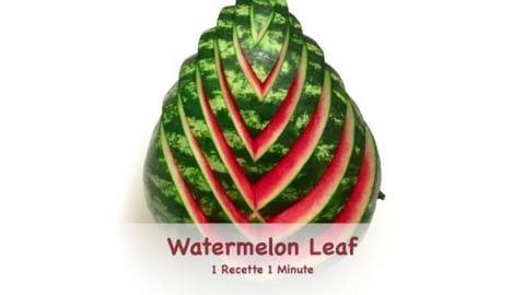 Watermelon Leaf / Food Hacks (shorts)