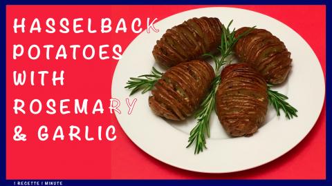 Hasselback Potatoes with Olive Oil, Rosemary and Garlic /...