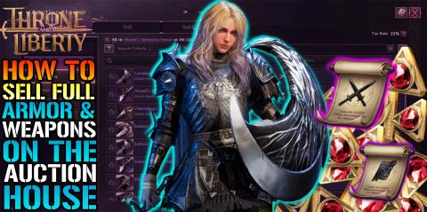 Throne & Liberty: How To Sell FULL Weapons & Armor On The...