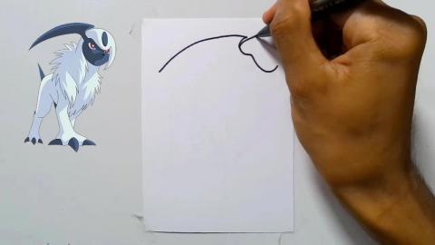 Drawing Pokemon Absol shorts