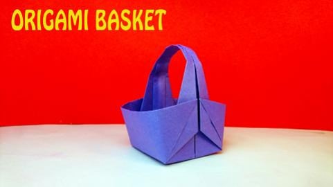 PAPER BASKET | Origami tutorial by Magic Folds| 4K 