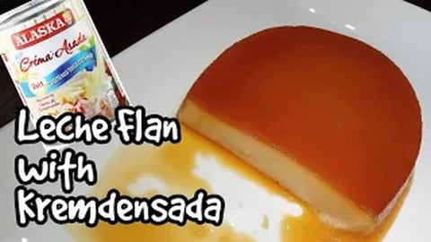 EASY LECHE FLAN WITH KREMDENSADA _ Pinoy Food _ Taste Bud...