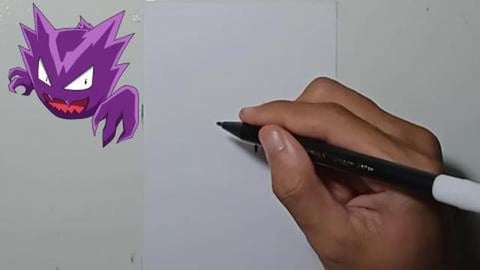 Drawing Pokemon HAUNTER