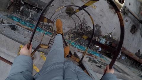 Roofing and exploring abandoned image data factory POV | ...