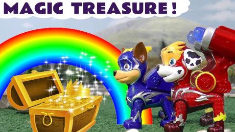 Paw Patrol Mighty Pups Charged Up Magic Treasure Rainbow ...