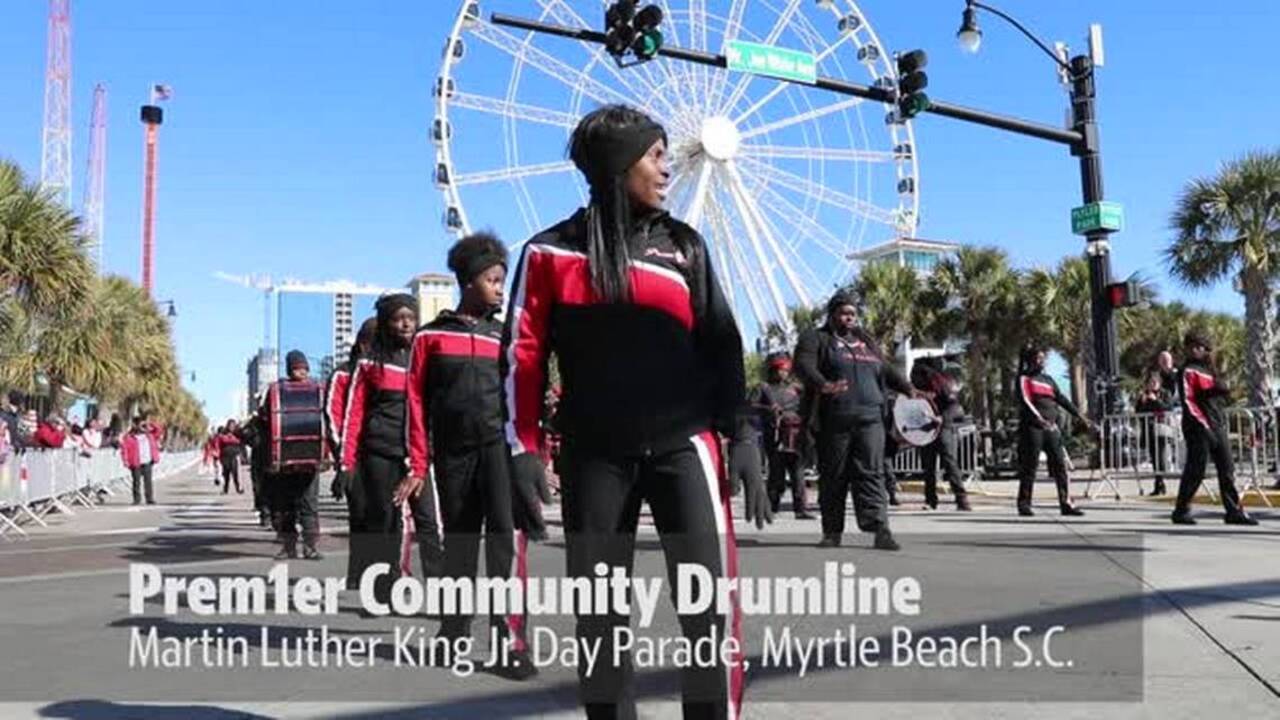 Prem1er Community Drumline at MLK Day Parade Biloxi Sun Herald