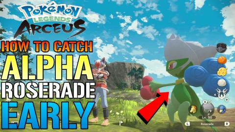 Pokemon Legends Arceus: How To Catch ALPHA ROSERADE! The ...