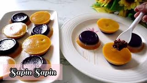 Easy Sapin Sapin _ Filipino Dessert | Taste Buds PH