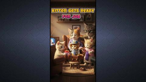 The Painter Kitten Animation