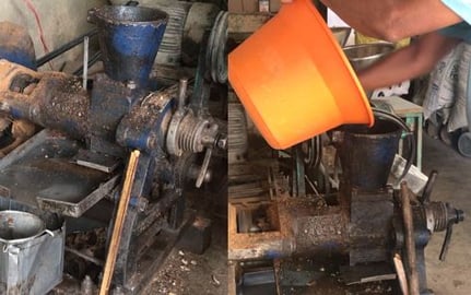 COLD PRESS COCONUT OIL TAKING METHOD IN INDIA || BY BB CH...