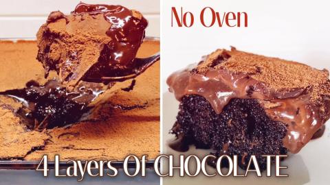 4 Layers Of CHOCOLATE -  Everyone's Dream Cake | Chocolat...